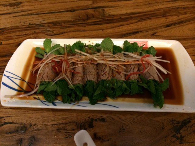 薄荷牛肉卷