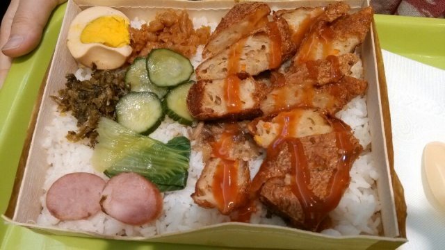 鸡卷饭