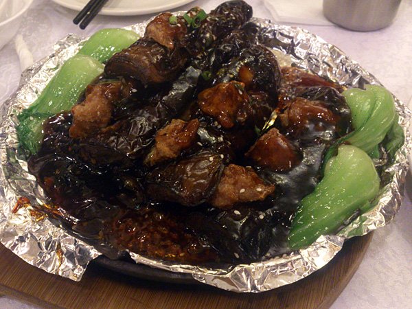 铁板茄子