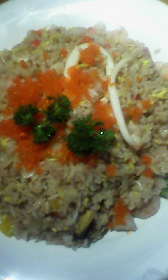 鹅肝酱蟹籽炒饭