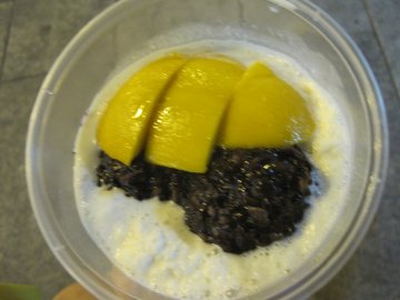 芒果白雪黑糯米