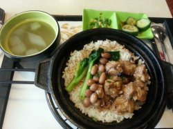 豉汁排骨饭+例汤