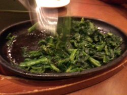 烤菠菜