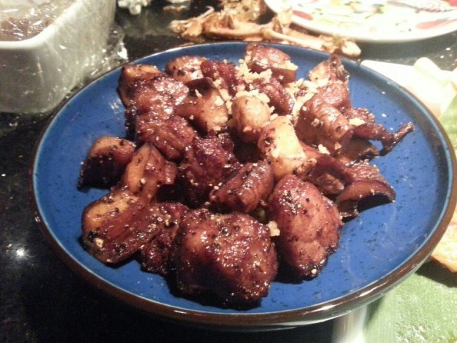 黑椒牛肉粒