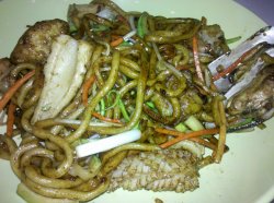 海鲜炒乌冬