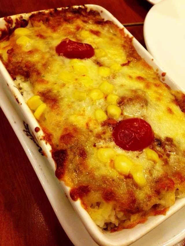 肉酱焗饭