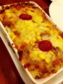 肉酱焗饭