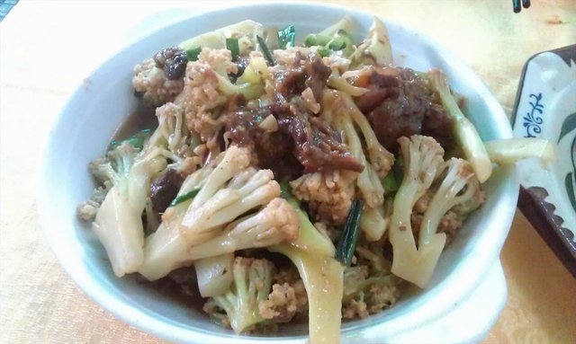 台山菜花炒牛腩
