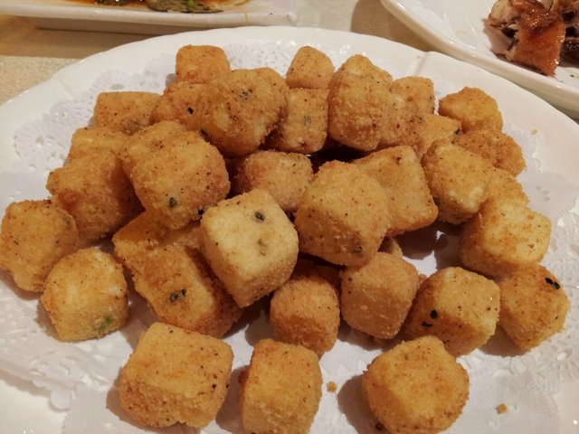 金沙豆腐