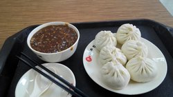 菜心虾仁、炒肝