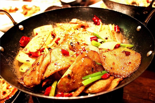 干锅土豆片