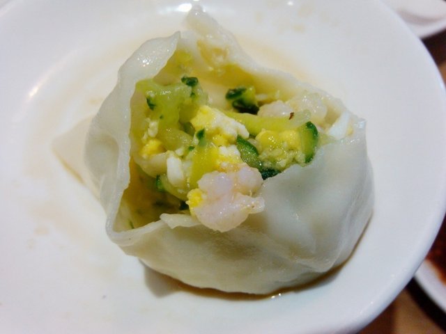 青瓜虾肉饺子