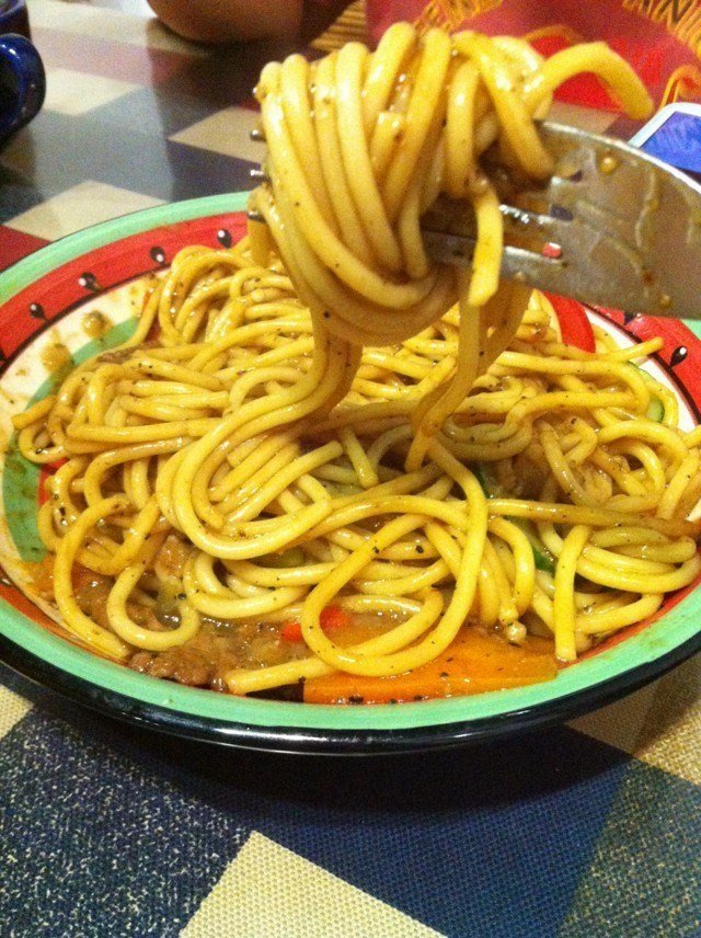 黑椒牛柳意面