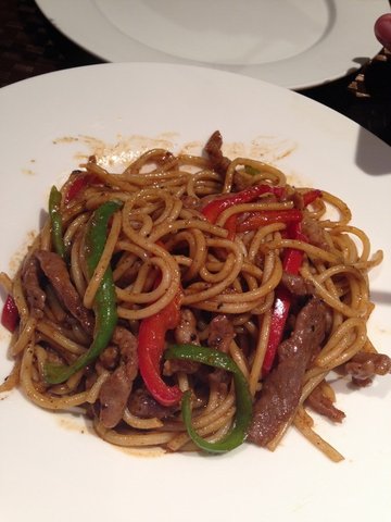黑椒牛肉意面
