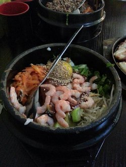 鲜虾拌饭