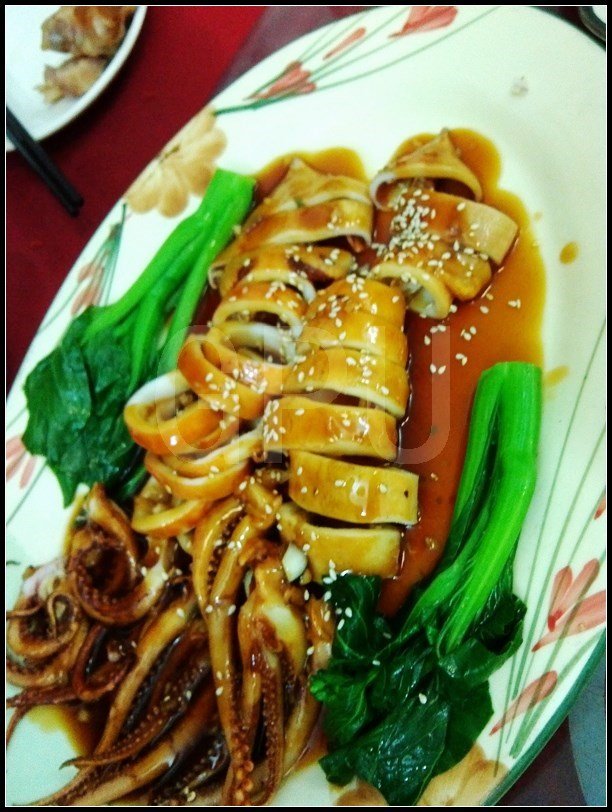 烧汁鱿鱼筒