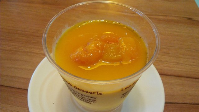 布丁很滑，芒果味很香