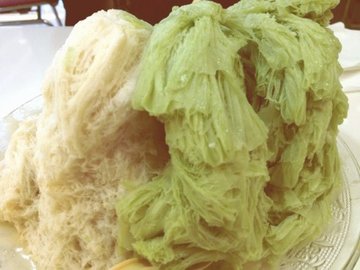抹茶花生绵绵冰