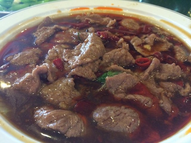 水煮牛肉