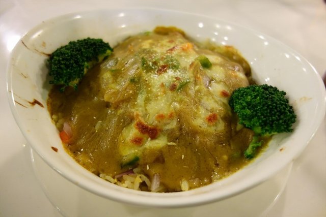 焗芝士猪排饭