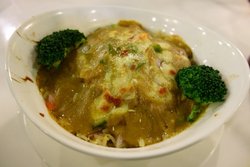 焗芝士猪排饭