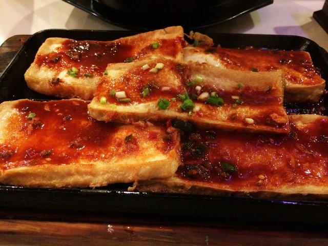 铁板豆腐