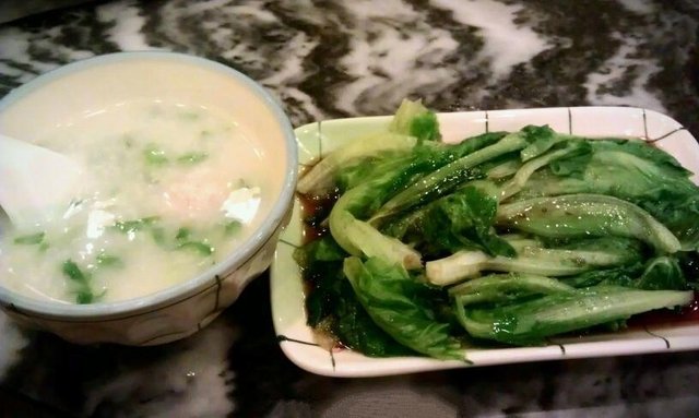 粥，生菜