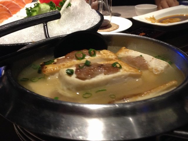 很多地方的酿豆腐里面的肉都很小,可是这里的不会,大大块肉呢。