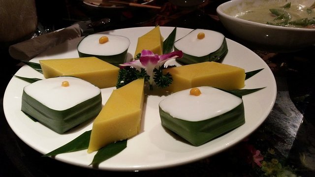 榴莲糕和西米糕