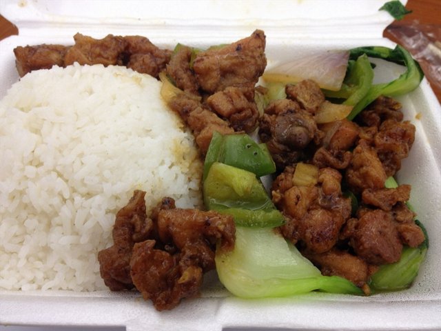 黑椒爆鸡饭