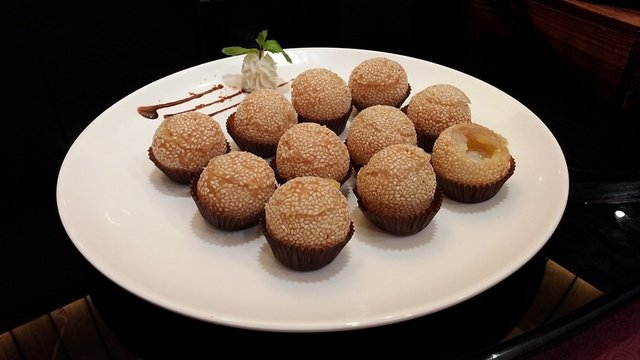 雪蛤流沙煎堆