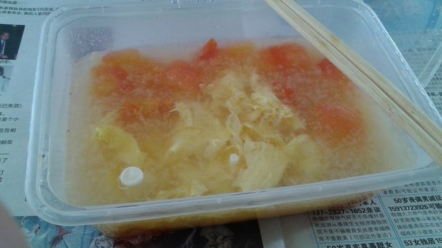 蕃茄鸡蛋汤