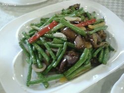 豆角炒茄子