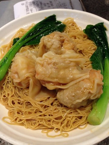 干捞鲜虾云吞面
