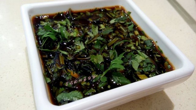 香菜酱油