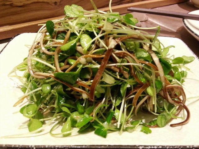 香椿苗黑豆腐丝