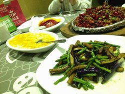 茄子烧豆角