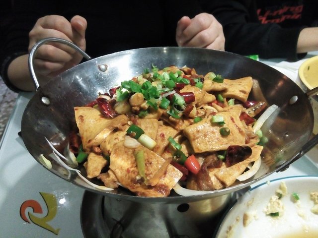 干锅脆豆腐
