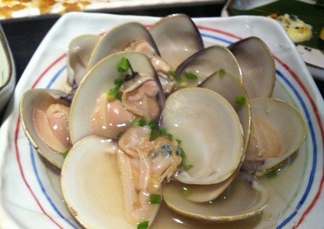 清酒煮鲜贝
