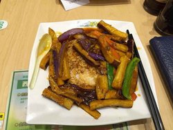 土豆茄子盖饭