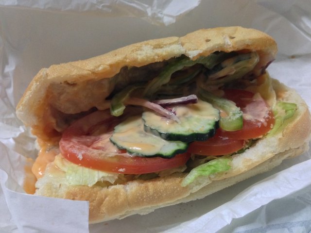 6寸金枪鱼三明治