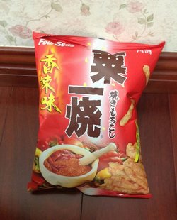 进口香辣味虾片