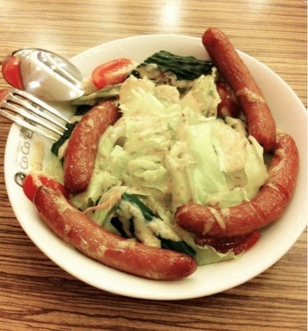 香肠咖喱饭