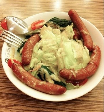 香肠咖喱饭