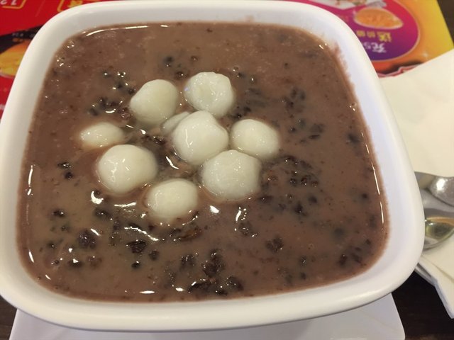 红豆糯米丸子