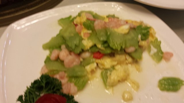 莴笋炒虾仁