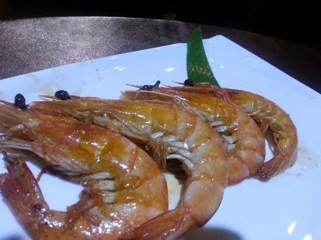 柠檬烤大虾