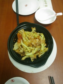 砂锅潮州有机花菜