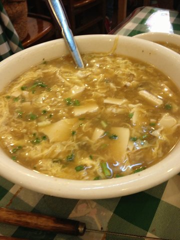 酸辣豆花汤