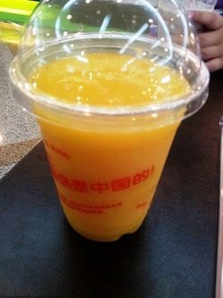 新鲜芒果汁